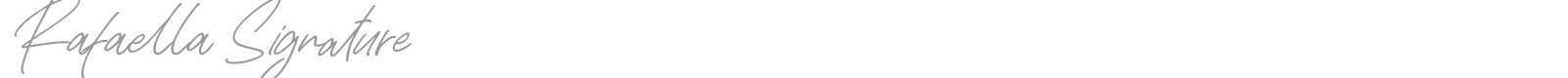 Rafaella Signature font preview
